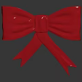Red Satin Bow Fashion Accessory for Women Clothing Decoration