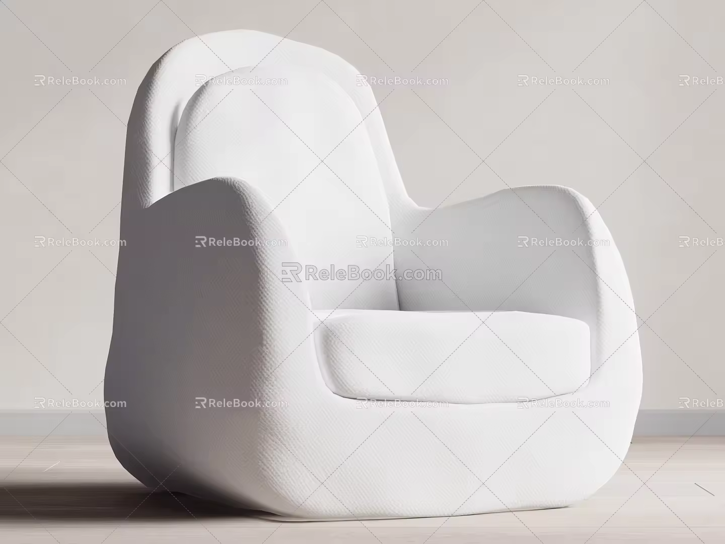 Wind single sofa 3d model