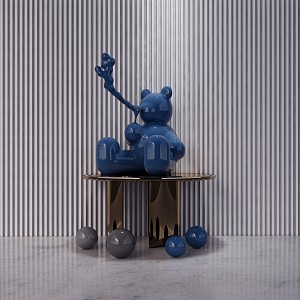 Modern Sculpture Bear Sculpture Ornaments 3d model