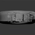 Modern Hook Metal Hook Mechanical Hook 3d model