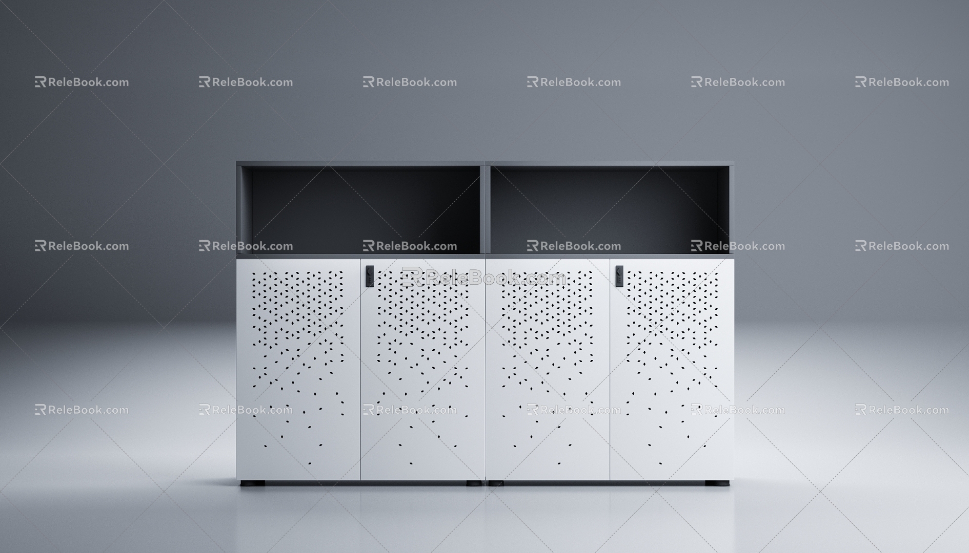 Locker File Cabinet 3d model