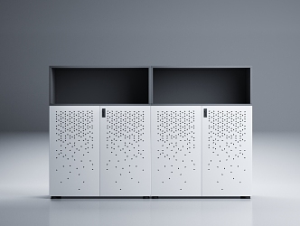 Locker File Cabinet 3d model