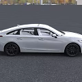 Silver Modern Sedan With Sleek Body Lines Black Wheels And Stylish Front Grille