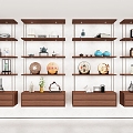 Ornaments Jewelry Bookcase Display Rack Organize Tea Set Wine Book 3d model