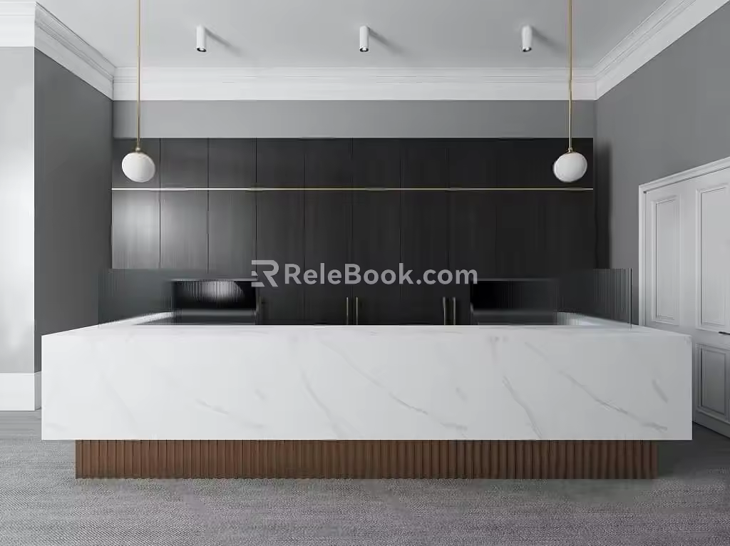 Reception Desk 3d model