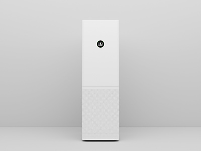 modern air purifier 3d model