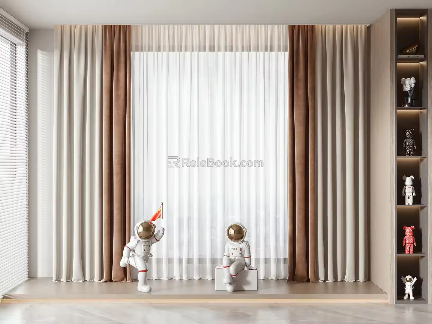 Curtains 3d model