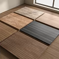 Various Wooden Flooring Samples With Different Colors And Textures For Home Interior 3d model