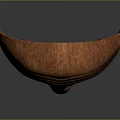 Wooden Smiling Face Mask With Traditional Design And Clear Wood Grain For Daily Life