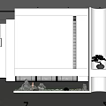 modern public office area office background wall office entrance image wall open office partition wall 3d model