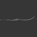 Elegant Silver Carved Cutlery Set With Dinner Fork And Decorative Knife