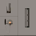 Modern Wall Lamps With Stylish Designs Glass Shades And Metal Frames For Home Interior Decor