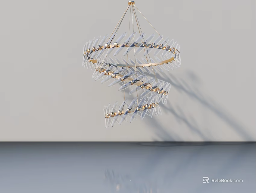 Modern Hinged Door Design With Glass Inserts And Metal Frames For Interior 3d model