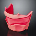 Detailed Anatomical Oral Organ Model Displaying Pink Gingiva And Jaw Structure