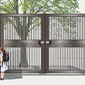 Car Entrance Gate Design Collection Showcasing Modern Slatted Metal Structures And Styles