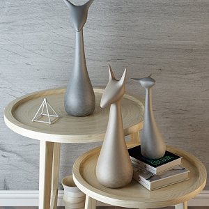 Modern decorations 3d model