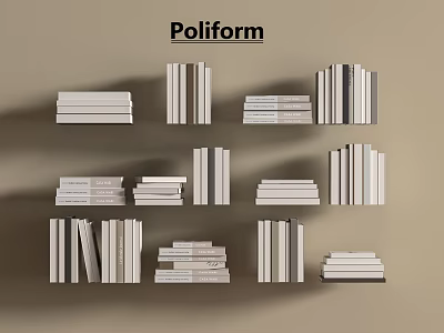 Modern Books 3d model