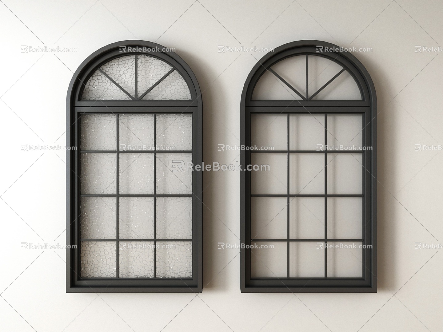 French windows retro windows casement windows windows glass windows doors and windows 3d model