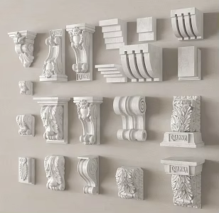 Gypsum component of JEOO stigma 3d model