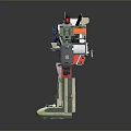 Robot Assistant Small Robot Butler Robot Butler Figure Game Figure 3d model