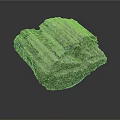 Natural Wood Stone Material With Layered Texture Rough Surface And Gray Blue Tones