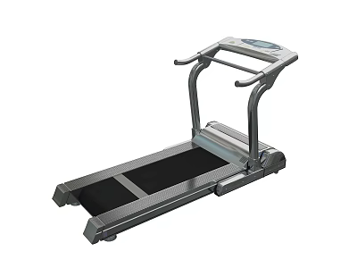 Fitness Treadmill With Digital Display Handrails And Running Belt For Home Gym Use 3d model