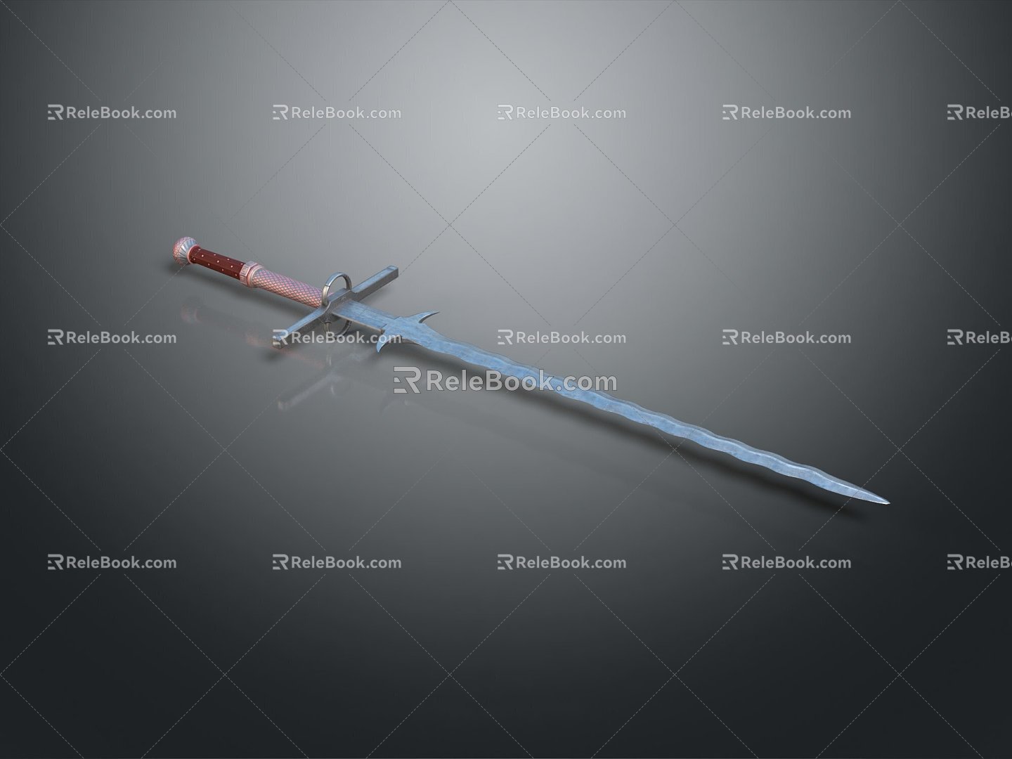 Modern Sword Officer Sword Long Sword Sheath model