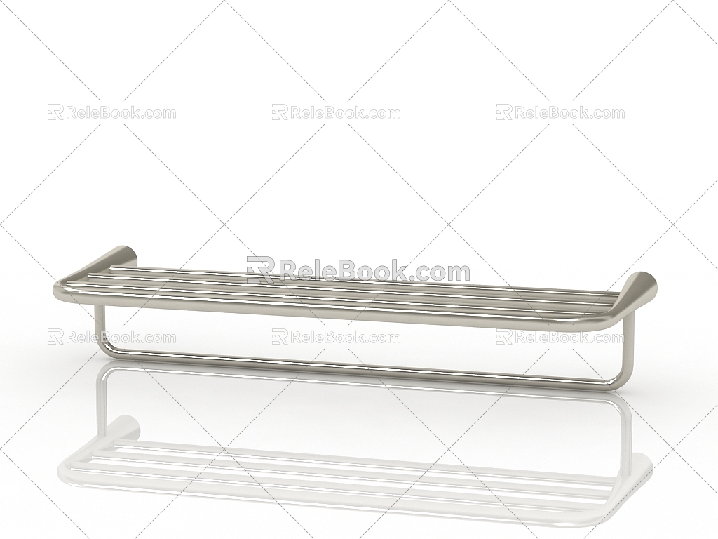 Modern towel rack 3d model