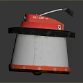 LEI JING Game Character Prop Featuring Red Device Star Emblem Black Base And Connector