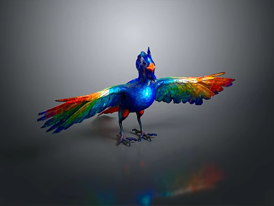 bird game animal cartoon animal realistic animal 3d model