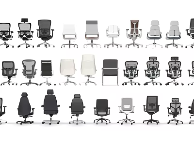Modern office chair 3d model