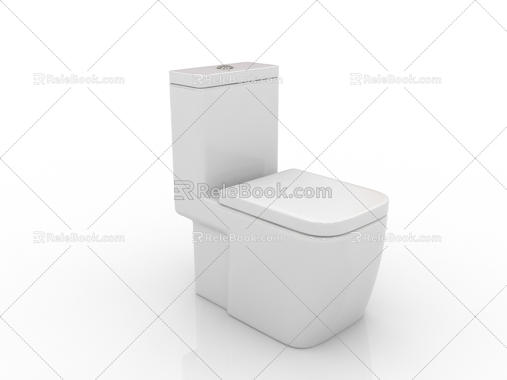 Modern Bathroom Supplies Toilet Smart Toilet Toilet 3d model