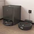 Smart Robotic Vacuums With Charging Dock For Efficient Home Floor Cleaning 3d model