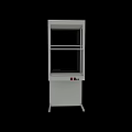 Modern White Dresser with Storage Drawers and Cabinet for Home Interior