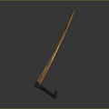 Handcrafted Wooden Sculpture Carving Tool With Metal Tip And Ergonomic Handle