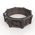 Octagonal Metal Frame Construction Component With Support Beams And Reinforced Design