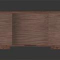 Classic Solid Wood Entryway Cabinet Sideboard With Carved Top Shelves And Bottom Drawer
