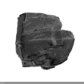 Rough Gray Rock Formation With Detailed Surface Texture And Natural Cracks In Nature