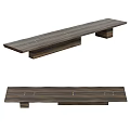 Silent Wind Bench 3d model