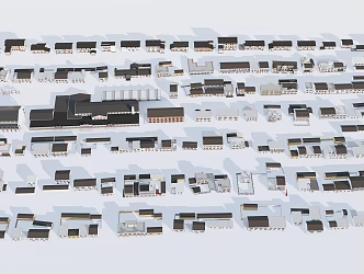 Modern Commercial Street Country House Homestay Building Country Building Self-built House Beautiful Countryside 3d model