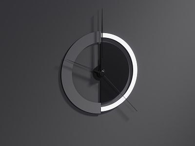 Modern Clock 3d model