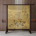 Screen partition 3d model