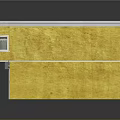 Two Story Detached Villa With Yellow Exterior White Roof Multiple Windows And Ground Floor Storefronts