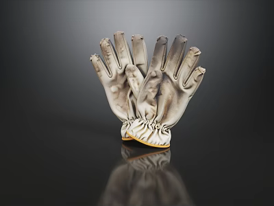 Hardware Tools Protective Work Gloves For Safety And Durable Use 3d model