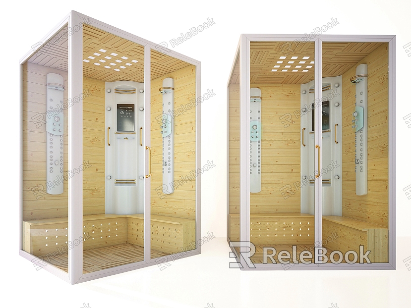 Light Luxury Sauna Room Khan Steam Room model