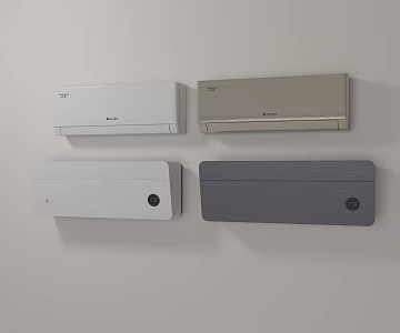 Modern minimalist air conditioning 3d model