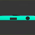Light Green Handheld Game Console With Portable Design Screen And Control Buttons