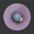 Game Movie Hedgehog Cartoon Character Sculpture With Red Platform Surface