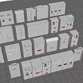 Distribution box Distribution cabinet Distribution room Transformer cabinet High voltage box Server room Distribution cabinet 3d model