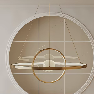 Modern chandelier 3d model